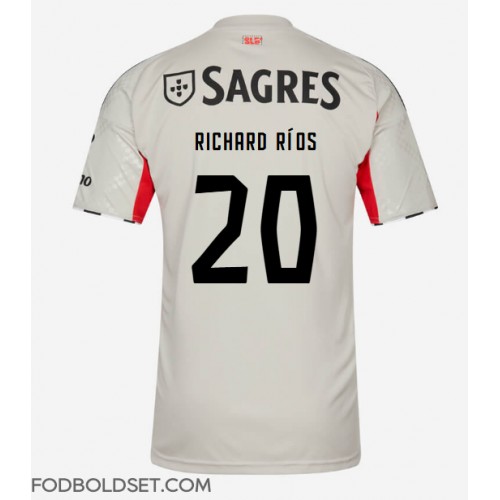 Benfica Richard Rios #20 Udebanetrøje 2025-26 Kortærmet